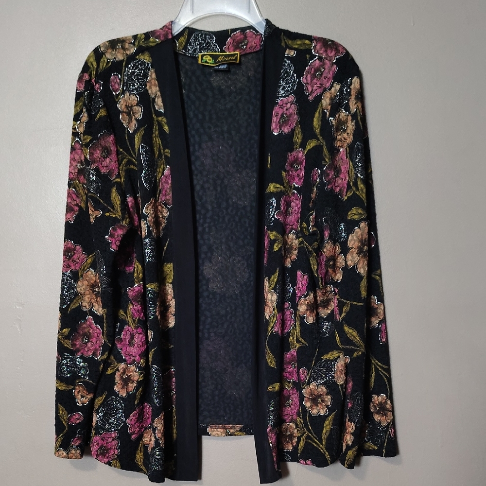 Mirasol Flowered Jacket W Silver Threading Size XL